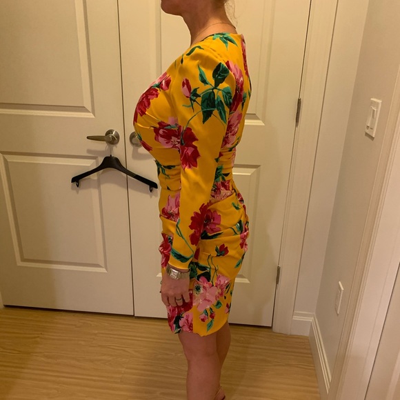 DOLCE GABBANA SILK FLORAL DRESS - Picture 5 of 9